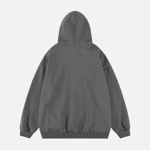 youthful blurry shadow hoodie dynamic print design 5487