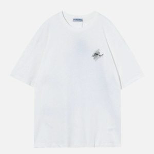 youthful butterfly graphic tee   trending y2k streetwear 2704