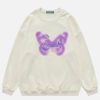 youthful butterfly moon sweatshirt   trendy y2k streetwear 6794