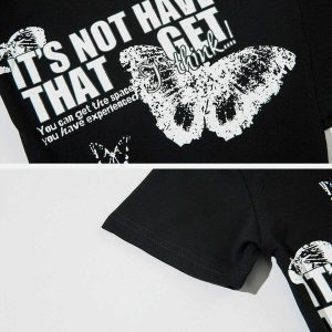 youthful butterfly print tee   streetwear icon 6023