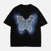 youthful butterfly tassel tee   chic patch design 4399