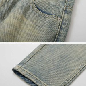 youthful charm jeans with separate pockets   sleek design 4376