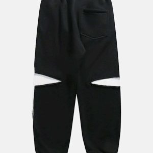 youthful crossed star pants streetwear icon 8516