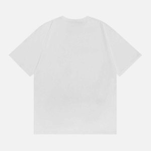 youthful crowd print tee streetwear icon 2089