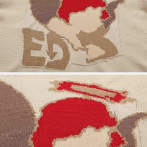 youthful cupid print sweater   love inspired streetwear 1935