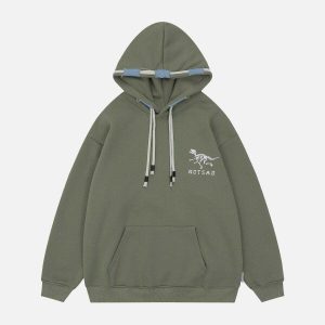 youthful dinosaur skeleton hoodie   streetwear icon 6316