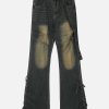 youthful drawstring wrinkle jeans   sleek urban fit 2136