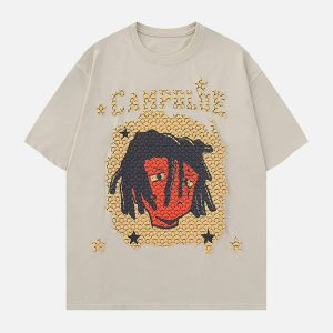 youthful dreadlocks star tee dynamic urban design 6921