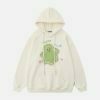 youthful embroidery ghost hoodie   chic urban streetwear 2026