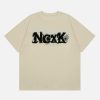 youthful flock letter tee   dynamic streetwear icon 8654