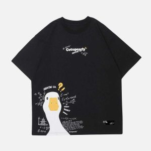 youthful formula duck graphic tee   streetwear icon 1643