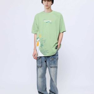 youthful formula duck graphic tee   streetwear icon 1966