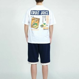 youthful fruit juice graphic tee   vibrant urban style 3508