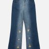 youthful gradient star jeans dynamic graphic design 3353