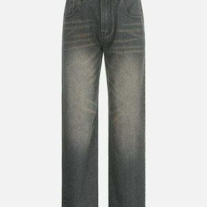 youthful gradient wash jeans high rise & trendsetting 4327