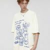 youthful hand drawn tee cartoon charm & urban flair 5983