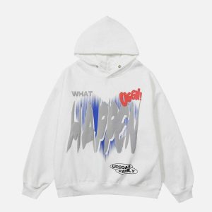 youthful happen print hoodie streetwear icon 3305