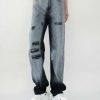 youthful letter patch jeans iconic streetwear design 6228