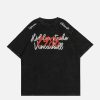 youthful letter portrait tee   custom print streetwear 2800