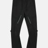 youthful long zipup drawstring pants streetwise & sleek 3333