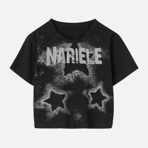 youthful nariele print tee regular fit streetwear vibes 1276