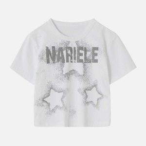 youthful nariele print tee regular fit streetwear vibes 8662