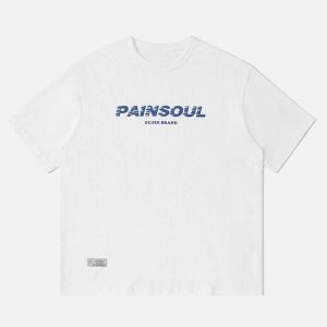 youthful painsoul cotton tee dynamic print & style 2188