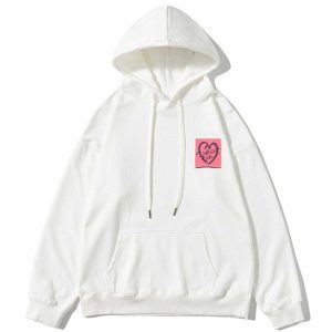 youthful post it note print hoodie streetwear icon 5262