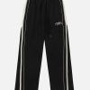 youthful side stripe sweatpants   sleek urban comfort 1628