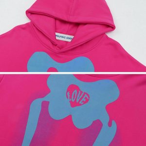 youthful skeleton love hoodie   trending urban streetwear 8333