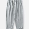 youthful solid drawstring joggers   sleek urban comfort 6429