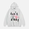 youthful spider letter print hoodie   urban streetwear 2327