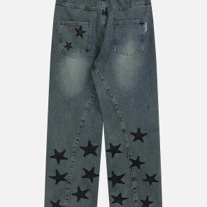 youthful star jeans with foot mouth design trendsetter 5603