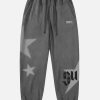 youthful star tapered sweatpants   sleek urban comfort 1374