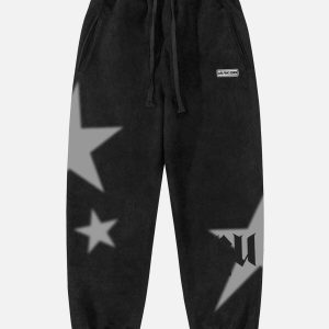 youthful star tapered sweatpants   sleek urban comfort 1952