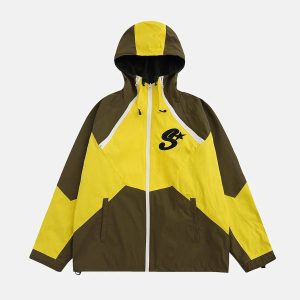 youthful star windbreaker anorak dynamic streetwear appeal 2798