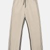 youthful striped sweatpants high waist & urban appeal 7468