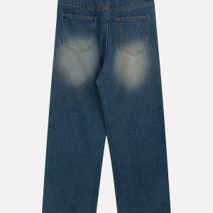 youthful waterwashed jeans with contrast detail 1260