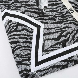 youthful zebra alphabet shorts embroidered design 4425