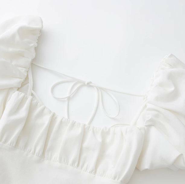 Chic Open Back Cottagecore Dress - Aesthetic Vintage Style for Every Occasion