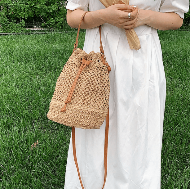 Cottagecore Aesthetic Shoulder Bag - Vintage-Inspired Floral Design