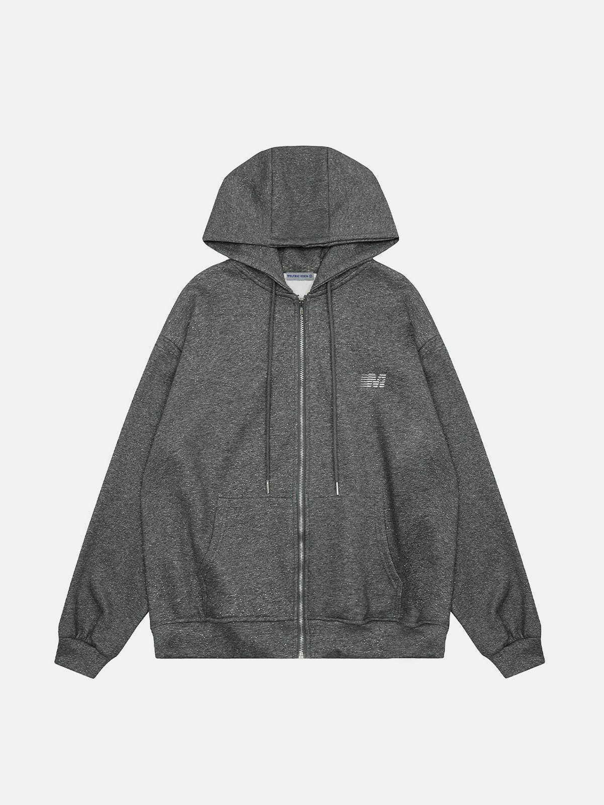 Staring Night Y2K Hoodie: Retro Grunge Style for Summer Nights & 90s Party Vibes