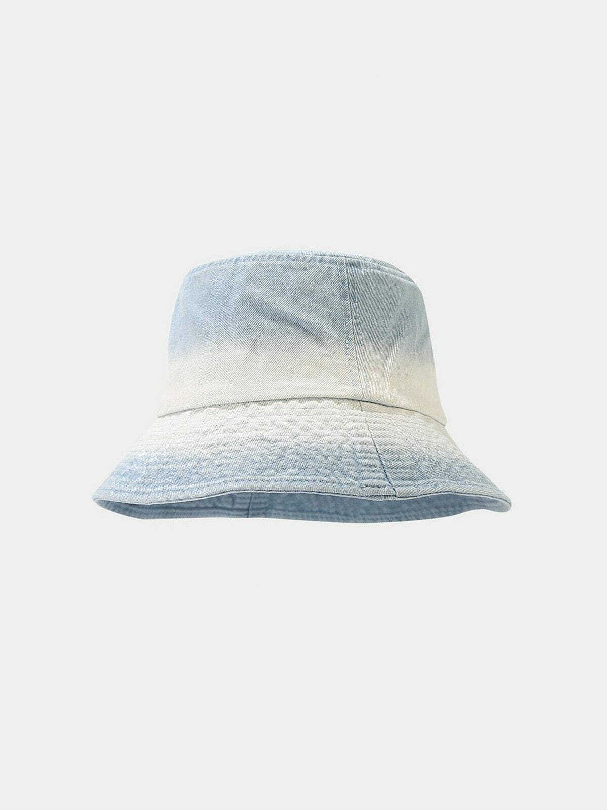 Vintage Color Contrast Washed Hat - Y2K Inspired Accessory for Retro Summer Outfits