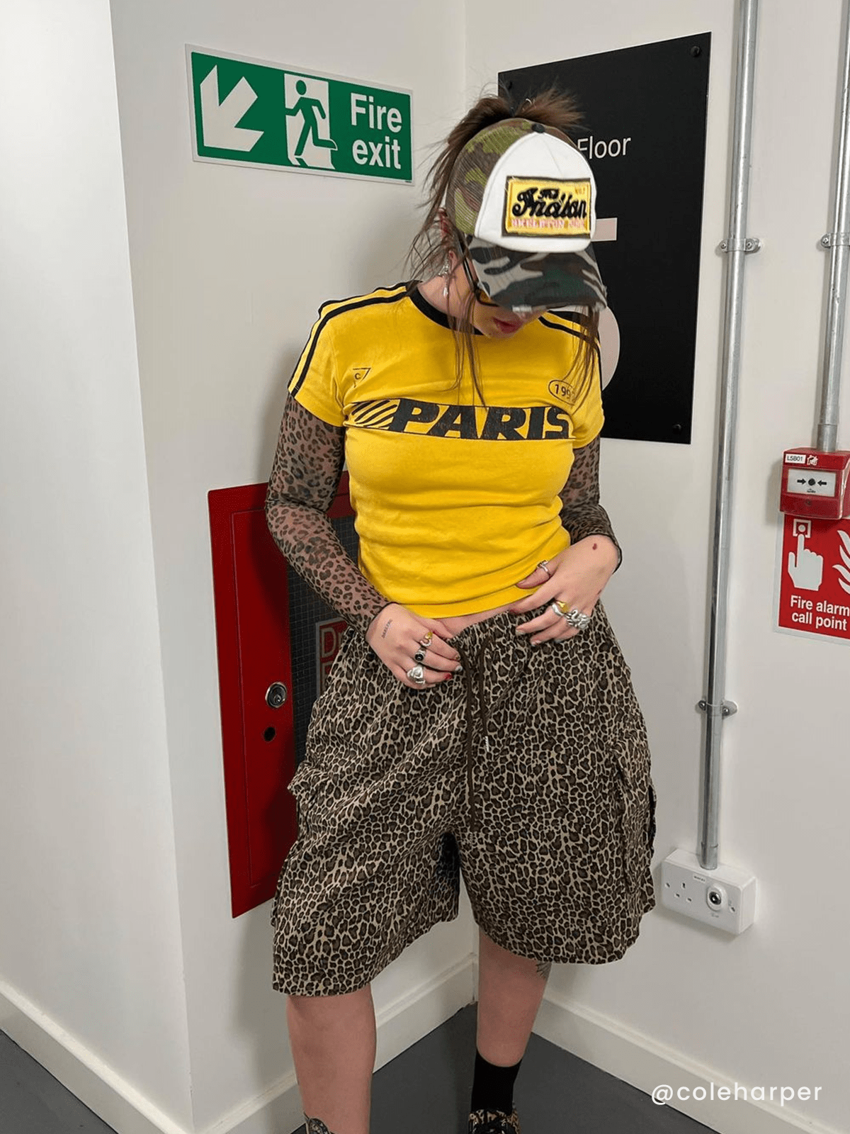 Y2K Drawstring Leopard Print Shorts - Trendy Summer Outfit for Retro Vibes and Grunge Style