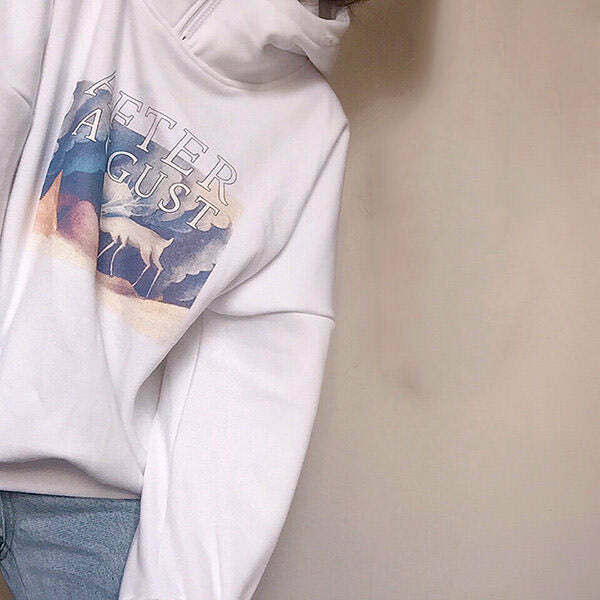 Y2K Grunge Aesthetic Hoodie: Vintage-Inspired Oversized Style for Effortless Summer Vibes