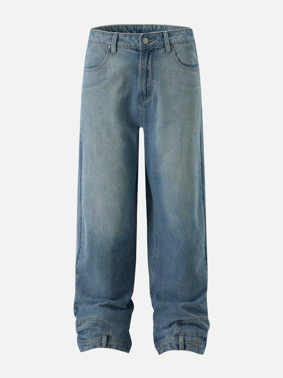 Y2K Grunge Loose Jeans - Retro 90s Style for Effortless Summer Outfits & Party Looks