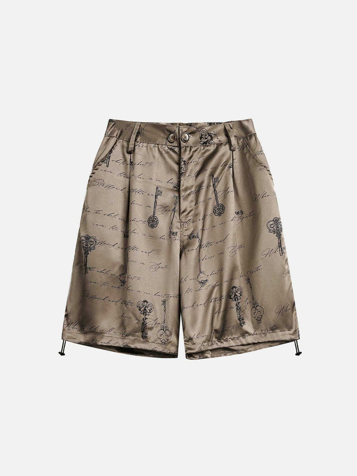 Y2K Silk Shorts: Trendy Summer Outfit for Retro Vibes and Grunge Style Lovers