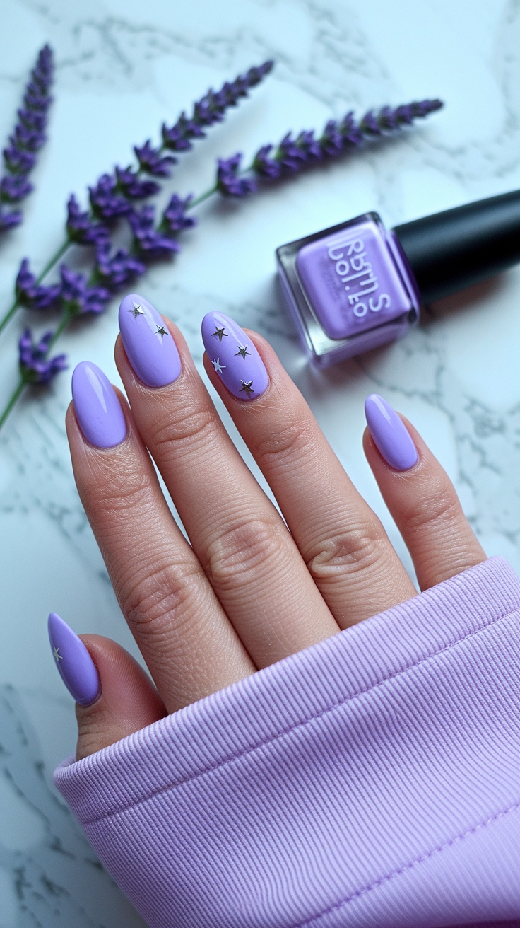 cute purple nail ideas outfit idea