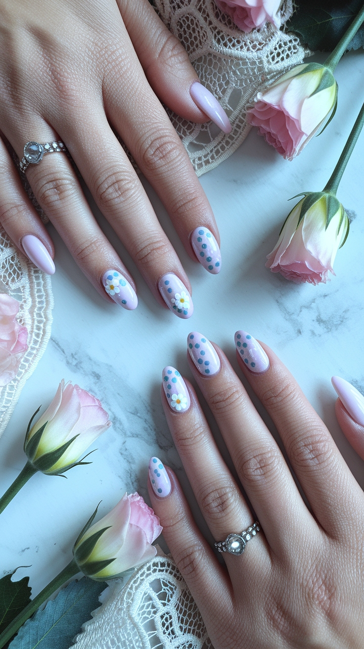 cute spring nail designs simple outfit idea