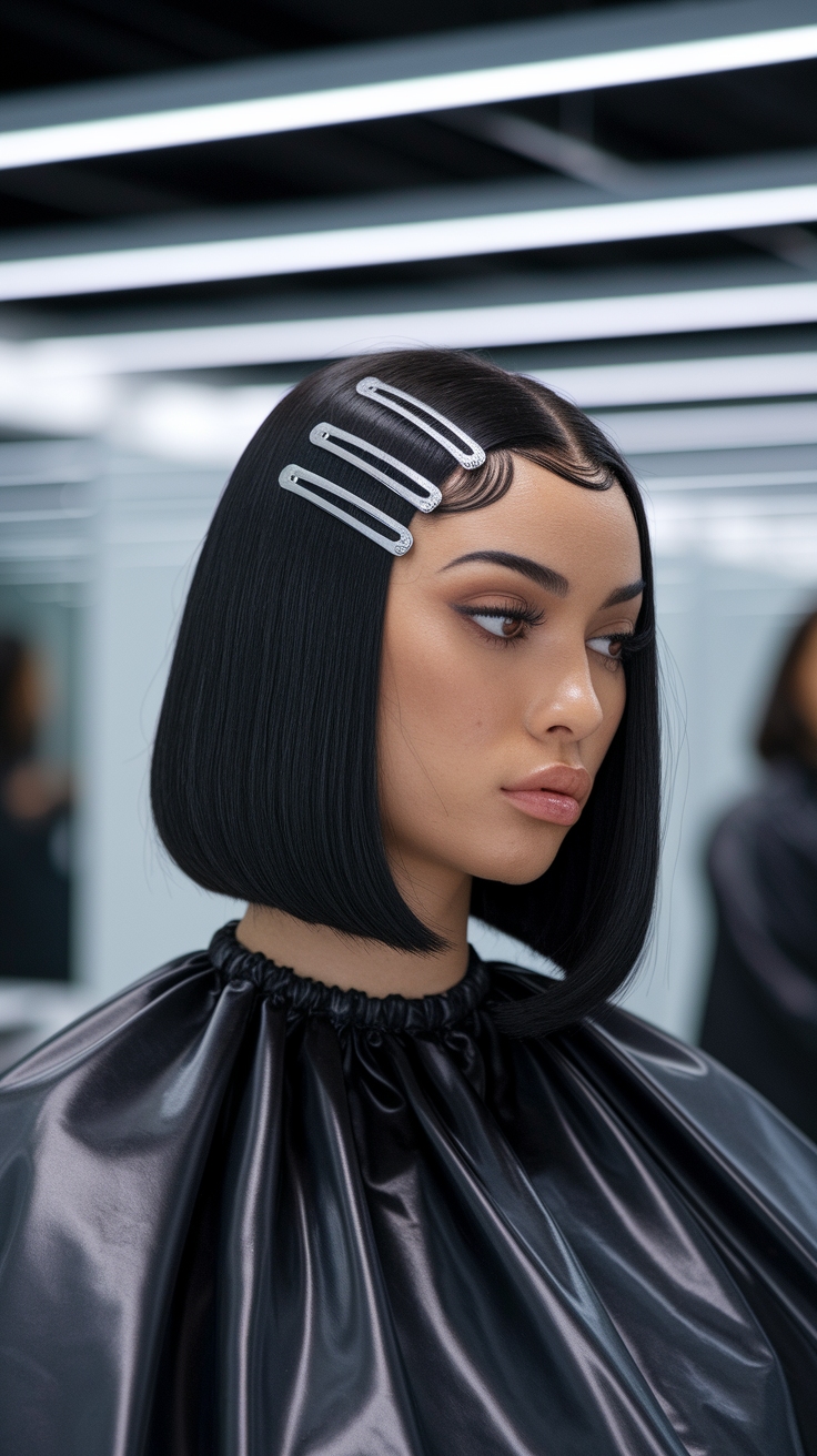 dark hair color ideas for black hair outfit idea